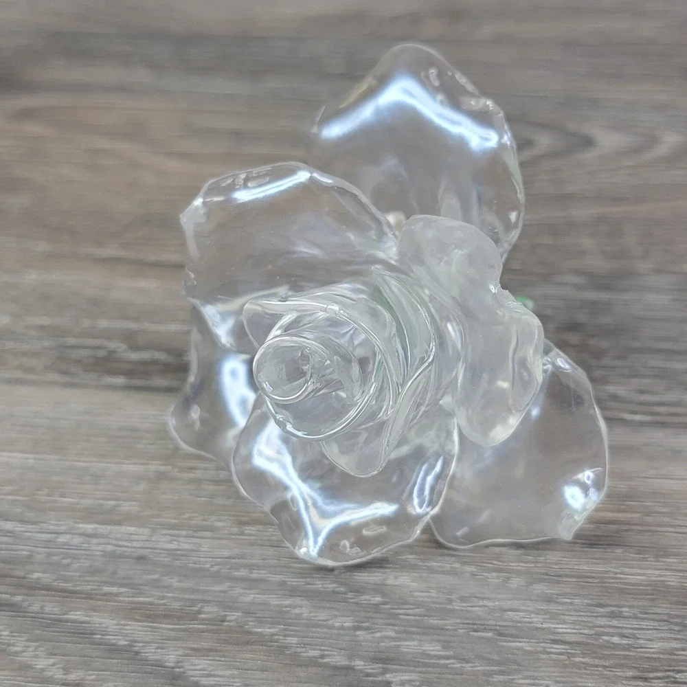 Dept 56‎ Rose Light Cover Clip On Ornament Vintage Clear Tree Flower Clip